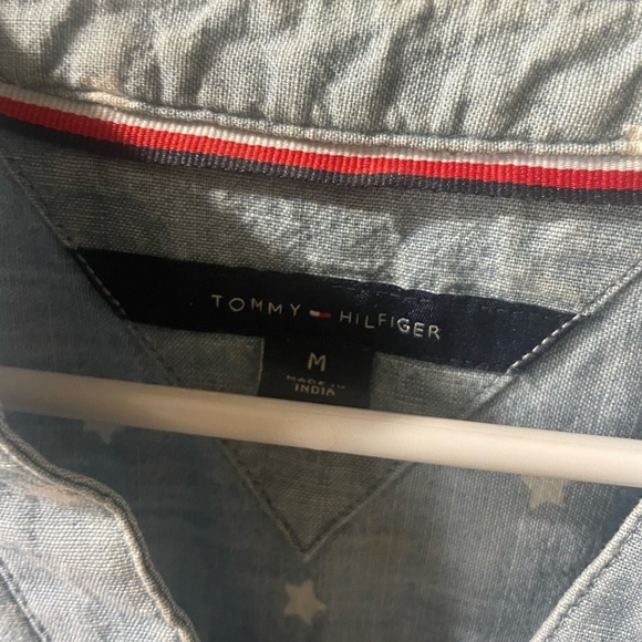 Tommy Hilfiger Cotton Geometric Blouses for Women size medium - Picture 5 of 10